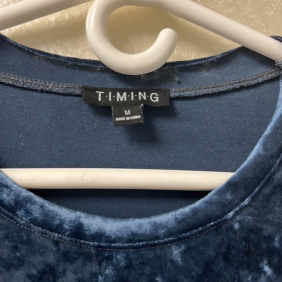 Blue Velvet Shirt - Picture 2 of 3